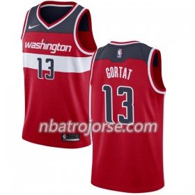 Män Washington Wizards Tröja Marcin Gortat 13 Nike 2017-18 Röd Swingman